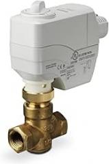 Siemens 259-02030 Valve Assembly Normally Open, Modified Equal Percentage, 1/2-Inch 0.4 Cv, Female by Female, Brass Trim, Electronic Actuator, Fail-in-Place, Floating