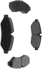 Semi-Metallic Rear Brake Pads Set Brake Kits for Freightliner Sprinter 2500 2019 2.0L l4 Rear Disc Solid-Electronic Parking Brake