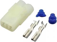 1 Set 6187-2801 6187-2804 HM 090 Automotive Connector Female Male 2 Pin Power Waterproof Electronic Connector(MULTI)