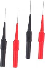 4pcs Wire Piercing Test Probe for Multimeter Insulated Safety Probes Ergonomic Handle Automotive and Electronics Testing Kit