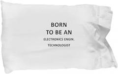 Amorfos Electronics Engin. Technologist Gifts - Great Pillowcase, Unique Electronics Engineer Techno Worker Creative and Soft Pillow Case, for Him Her Women Men Male