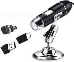 Microscopes Equipment 1000X Handheld Digital USB Microscope 8 LED Lights Electronic Microscope Camera