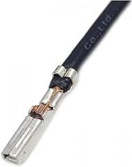 1.5mm Brass Crimping Terminal Splice Pin, Compatible With Sealed Waterproof Electronic Connector With Cable 183025-1 282109-1(Female,10 Pcs)