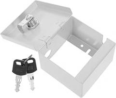 HOMSFOU Wall-Mounted Weatherproof Electrical Outlet Box Dual Compact Design for Outdoor Use Effortless Installation and Space-Saving for Electronics