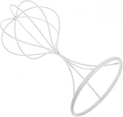 Milisten Freestanding White Hat Display Rack 32cm High Hat Storage Holder Stand for Retail Store Cap Organization and Home Closet Use