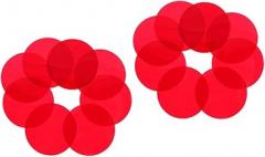 DOITOOL 20pcs Color Filter for Flash Light Transparent Film for Camera Lightweight and Portable for Photography and Video for Color Mixing and Transmission