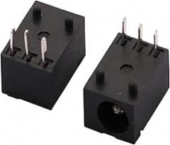 5.5x2.1mm 3.5x1.3mm DC Female Nut Panel DC Power Connector DC-003A/005/022B/25M(DC-003 PIN1.3mm)