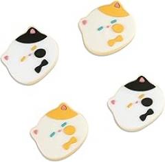 Switch Thumb Grip Caps Compatible with Nintendo Switch/OLED/Lite Joy-con Controller, Cute Kawaii Button Joystick Cap Cover, Soft Silicone Joystick Rocker Cover, 4PCS