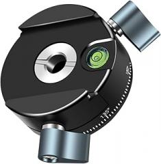 360 Rotating Camera Tripods Mount with Damping Systems Arcas Swisses Quick Release Plate 5kg Capacity Aluminum Stabilizers for Professional Photography Aluminum Alloy Panoramic Tripods Head