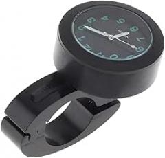 Blackwaterproof Universal Alloy Motorcycle Clock Handlebar Watch Luminous Display Easy Time for Street Bike/Sport Bike/Dirt Bikes New 2025 High Reliable Electronic Component