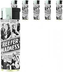 Madness Set of 5 Lighters S1 Electronic Refillable Flame Cigarette Smoking