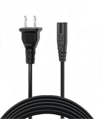 AC Power Cord Cable, TV Power Cable Cord for LG Samsung Sony TCL Toshiba JVC Hisense Electronics, PS4 PS5 PS3 2 Prong Power Cable - 3.9ft/1.2m (3.9ft)