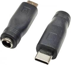fengpeng 2/5/10PCS DC USB Type-c to 5.5 * 2.1 Female Connector to 5521 Power Jack Conector .5x2. Adapter C Converter(2PCS)