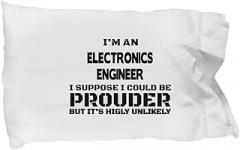 Amorfos Gift for Electronics Engineer - Electronics Engineer Creative and Soft Pillow Case - Perfect Graduation Gift, Standard Size Pillowcase for Electronics Engineer, Men and Women