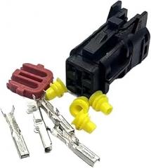 1 Set 4 Pin Sealed Male Female Waterproof Car Electronic Pump Connectors Light Lamp MG640333 MG610331 AICNRUT(Army green,1 Set)