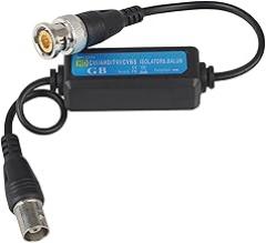 to Female Coaxial Video Ground Loop Isolator Picture Distortion and Protect CCTV