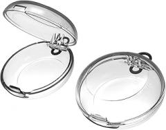 Round Soundproof Earplug Box Mini Portable Plastic Earplug Storage Box Sleeping Earplug Craft Jewelry Earring Organizer New 2026 High for Reliable Electronic Component, Precision, Stable Performance