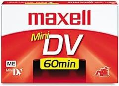 Premium Grade Mini DV Camcorder Tape Cassette, 60 Minutes