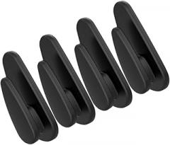 4pcs Car Hook for Car Seat Back Storage Dashboard Hook for Tablets Magazines Tools Wall-Mounted for Electronics Chargers