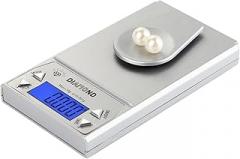 10g High Precision Digital Jewelry Scale Capacity Mini Electronic Scale Backlight LCD Display Battery-Powered AAA Not Included