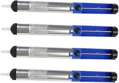 4pcs Solder Sucker Desoldering Vacuum Pump Tool Manual Anti-slip Solder Removal Tool for Electronics Repair and Circuit Board Maintenance