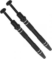 Vaguelly 2pcs Ic Chip Remover Tool Prong Electronic Component Precision Screw Picker Reach Heavy Duty Grabber for Small Parts Handling