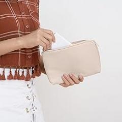 Travel Cable Organizer Pouch Electronic Accessories Carry Case Portable Electronic Storage Bag Travel Cable Organizer Daily Essentails Beige