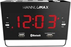 HANNLOMAX HX-131CR Alarm Clock Radio. PLL FM Radio, 1.2
