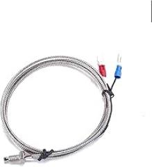 K Type Thermocouple Surface Thermocouple M6 1M 2M, Temperature Controller Sensor 1Pcs(K Type 1M Cable)