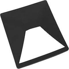 WALFRONT Silicone Satellite Cover for Mini Dish Antenna Protective Cover with Reusable Adhesive Stickers Anti Reflective for Outdoor Camping Travel