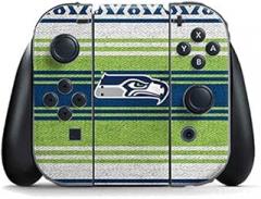 Skinit Decal Gaming Skin Compatible with Nintendo Switch Joy Con Controller - Officially Licensed NFL Seattle Seahawks Trailblazer Design