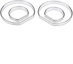 Chrome Gauge Dashboard Decoration Frame for Speedometer Gauge for WearResistance,Parcel Rack
