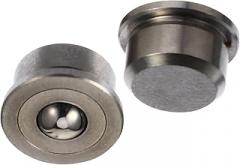 Heavy-Duty Stainless Steel Ball Transfer Units Smooth Rolling Load-Bearing Casters for Machinery Electronics Material Handling Applications