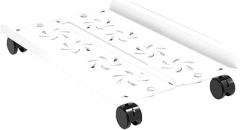 Adjustable Computer Tower Stand CPU Stand with 4 Rolling Caster Wheel Under Desk CPU Holder PC Floor Risers