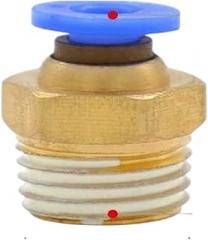 Pneumatic Air C0innector Fltting PC 4/6/8/10/12mm Thread 1/8 1/4 3/8 1/2 Hose Flttings Pipe Quick C0innectors New 2026 High for Reliable Electronic Component, Precision, Stable Performance