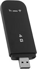 4G LTE USB Portable Router, Support 10 Devices, Stable, USB Port, Secure Encryption, with SIM Card Slot, USB Portable Hotspot for Cell Phones, Tablets, Laptops