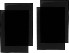 Amonk Blackout Stickers for Electronics 4 Packs LED Light Dimming Stickers Readable Shades Light Blackout Filters Dimming Sheets for Light Alarm Clock Monitor(8.27 x 11.69in)