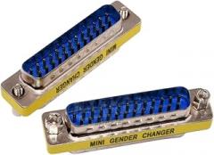 Db25 Male to Male | Db9/15/25/37 Mini Gender Changer Adapter D-Sub Rs232 to Male Female Plug Connector 9/15/25/37Pin Db9 Db15 Db25 Db37 New 2026 High for Reliable Electronic Component