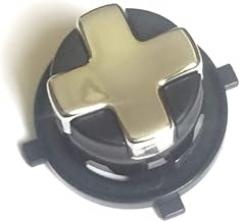 for Xbox360 Slim Wireless Controller Cross Button Rotating Dpad New Version Replacement Transforming D-Pad (Black)