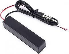 Car Hidden Antenna, 12V Hot Car Motorcycle Stereo Radio Electronic Hidden Antenna FM AM Amplified AP Compatible with Custom Vehicles, Carts, Boats, Motorcycles