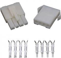 50Sets 4.5mm Spacing EL4.5 4P Multipole Electronic Connector Male And Female Plug+terminals(1x4P)