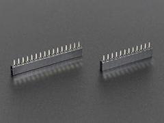 Adafruit Short Feather Headers Kit - 12-pin and 16-pin Female Header Set [ADA2940]