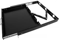 RAISING ELECTRONICS 1U Rack Mount Sliding Keyboard Tray