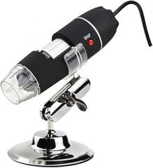 Microscopes Equipment 400X-1000X USB Microscope Professional for Electronics with 8 LEDs Bracket(500X)