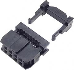 5/10PCS FC-8P IDC Socket Pitch 2.54MM JTAIG ISP Plug C0innECTOR Row Female 2x4PIN 8PIN FC 8p for IDC Box Header for Cable New 2026 High for Reliable Electronic Component