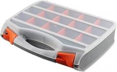 DOITOOL Electronic Storage Box Adjustable Portable Hardware Holder Screw Sides Component Electronic Plastic Dual Handheld