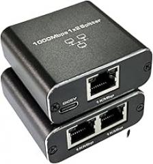 Rj45 Splitter 1 2 Out Ethernet Adaptier Gigabit Internet Network Cable Extender Rj45 C0innector for PC TV Box Router Sharer New 2026 High for Reliable Electronic Component