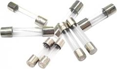 10 Pieces, 5 * 20mm6*30mm, Fast-Melting Glass Fuse Tube, 250V, 0.1/0.2/0.3/0.5/1/2/3/4/5/6/8/10/15/20/25/30A, Electronic Component (Size : 6A, Color : 6x30)