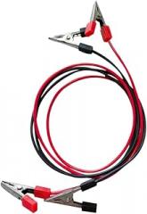 Cabilock 2Pcs Dual Ended Alligator Clips Test Leads Heavy Duty Crocodile Cables for Electrical Experiment Strong Conductivity Test Wire for Physics Teaching and Electronic Testing