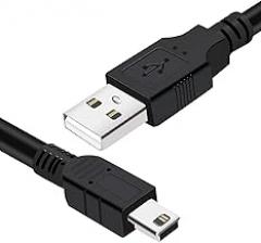 KQWOMA Replacement Mini USB Charger Cord Compatible with Texas-Instruments TI-84 Plus CE Graphing, TI-84 Plus/C Silver Edition, TI 89 Titanium, TI-Nspire CX/CX CAS Calculators (3.3FT)